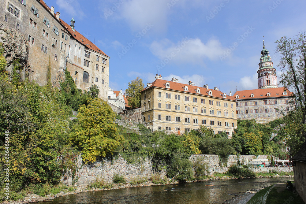 Scenery Of Prague, Czech Republic. The beautiful landscape of the old town . Cityscape, building.
