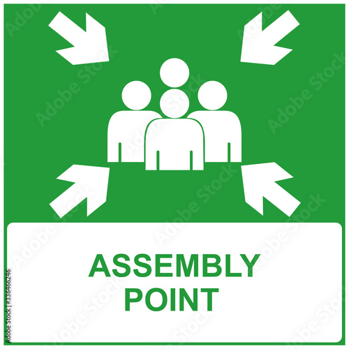 meeting point icon vector illustration symbol