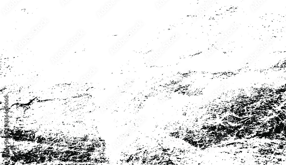 Obraz premium Rough black and white texture vector. Distressed overlay texture. Grunge background. Abstract textured effect. Vector Illustration. Black isolated on white background. EPS10.