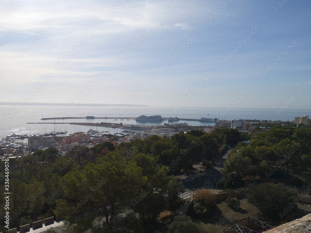 view of the city of barcelona
