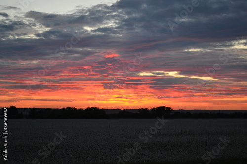 sunset, sky, sun, clouds, sunrise, nature, landscape, orange, cloud, evening, water, red, sea, dusk, lake, dawn, horizon, summer, beauty, cloudscape, blue, color, yellow, sunlight, light