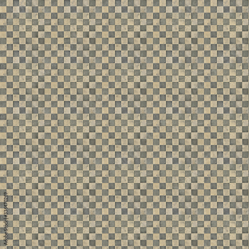 Pattern of a concrete checkerboard.