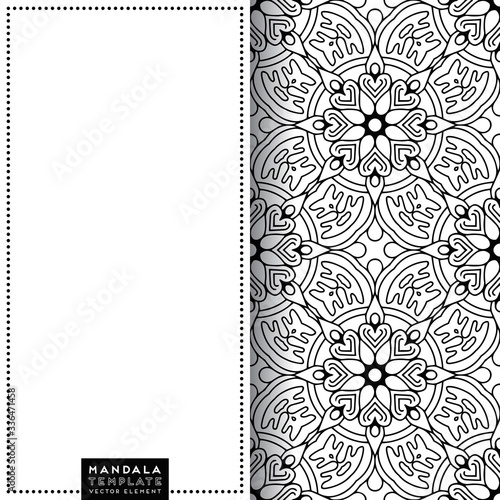 Mandala. Ethnic decorative elements