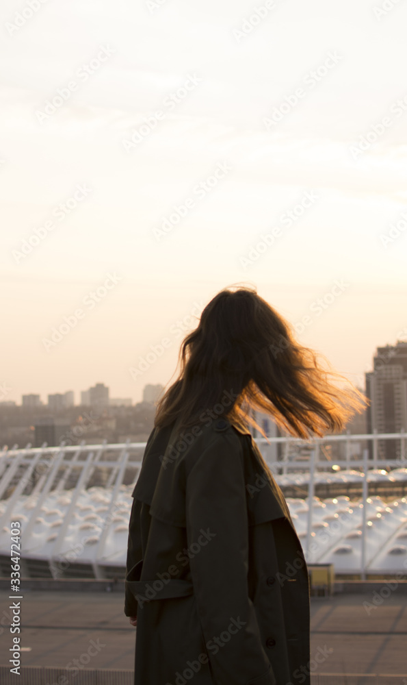 woman on a hill woman on a hill