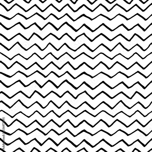 Seamless outline jagged abstract background