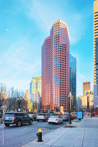 Financial district at downtown Boston © Roman Babakin
