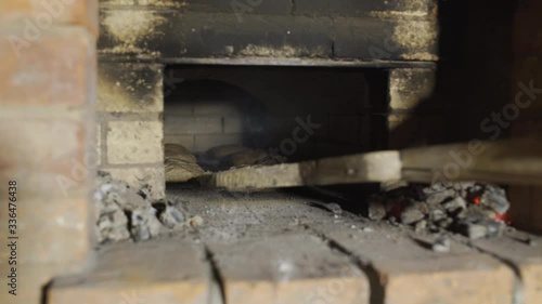 Wallpaper Mural Bread baking in wood stove Torontodigital.ca