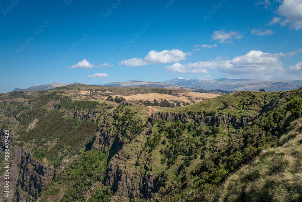 Simien Mountains National Park Landscape View, Ethiopia