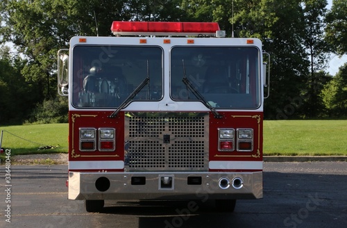 Fire truck front view