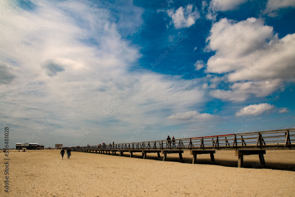 Fototapeta premium St Peter Ording