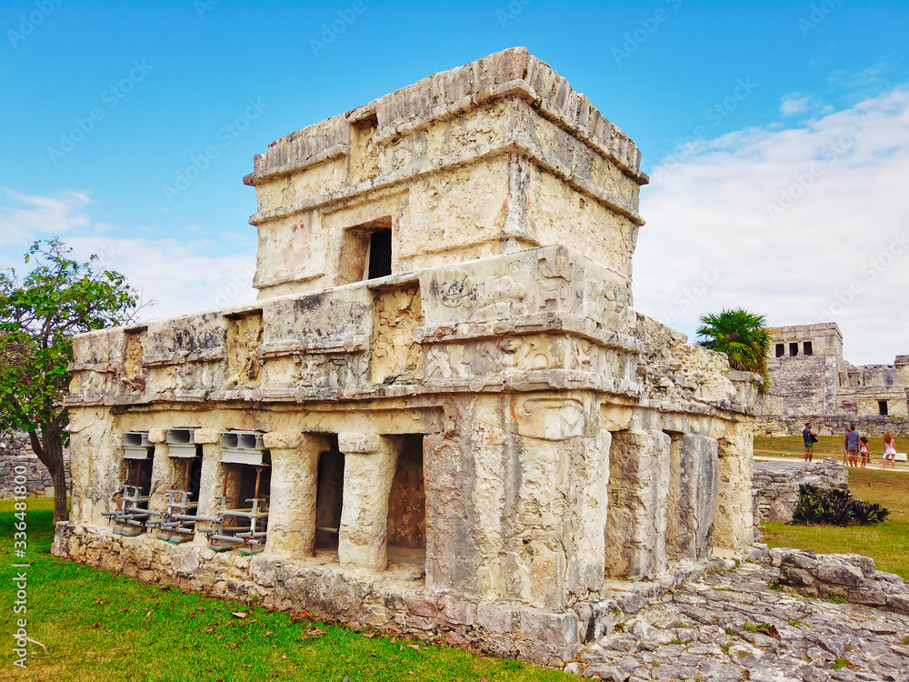 Tulum Mexico Mayan temple and ruin