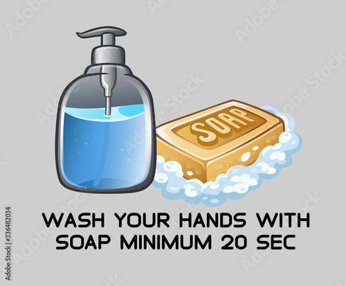 Sanitizer with soap