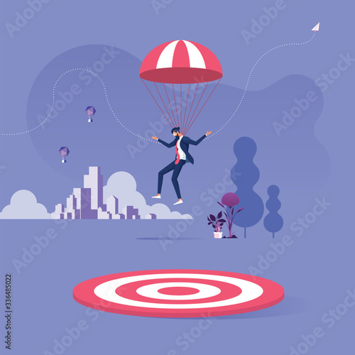 Missed the target-Business failed concept