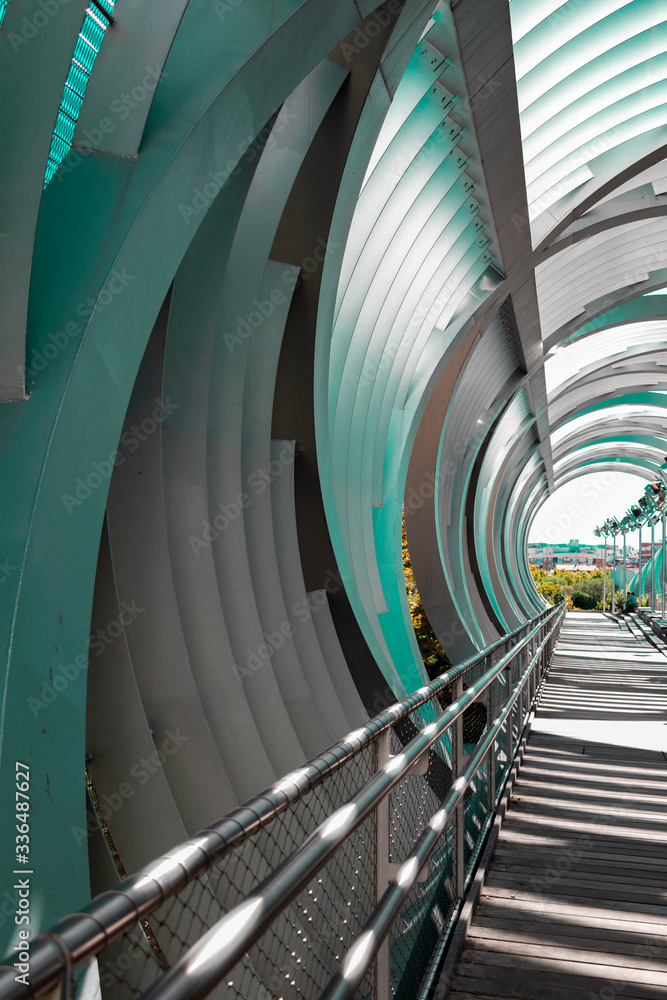 Fototapeta premium Puente de Madrid Río