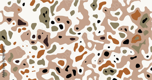 Abstract topographic color map 