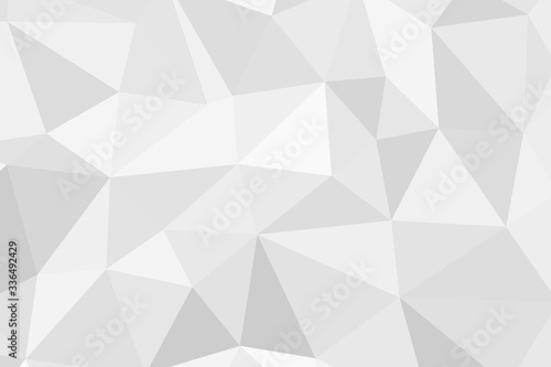 Grey silver abstract polygonal background. Applicable for cover design, invitations, presentations, flyers, posters, business cards. Contemporary art. Vector illustration EPS 10.