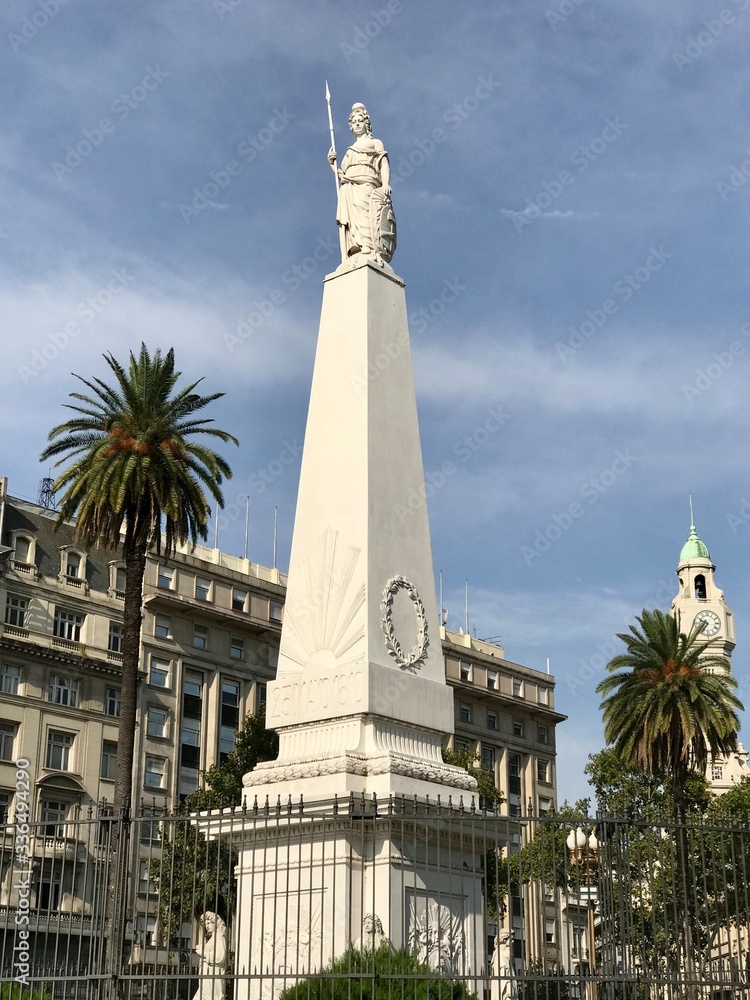 May Pyramid Plaza de Mayo Buenos Aires Argentina