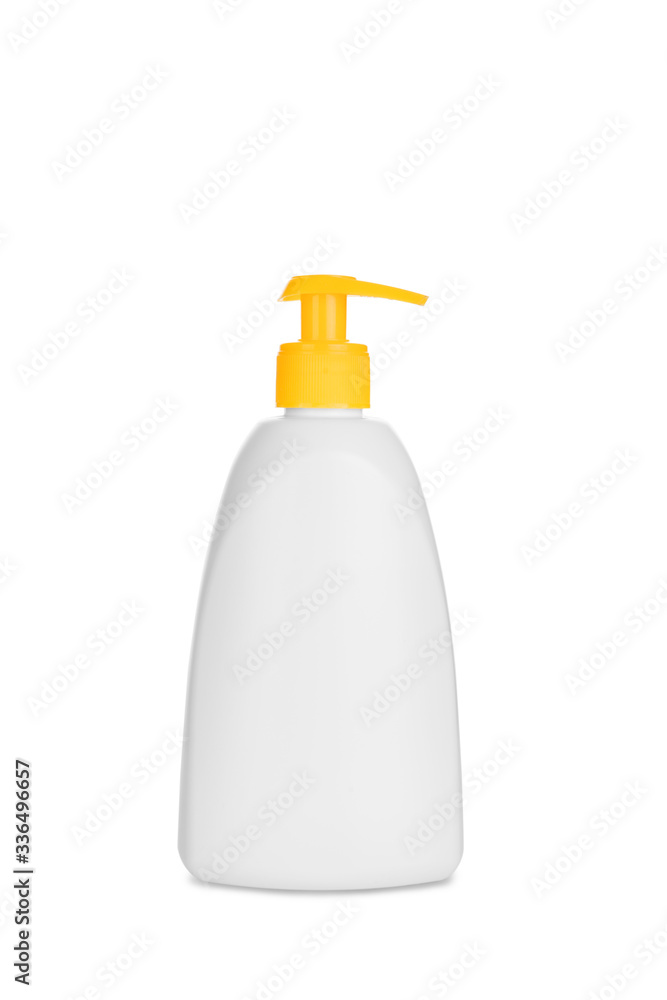 Detergent bottles and isolated on white background, included clipping path Detergent bottles and isolated on white background, included clipping path