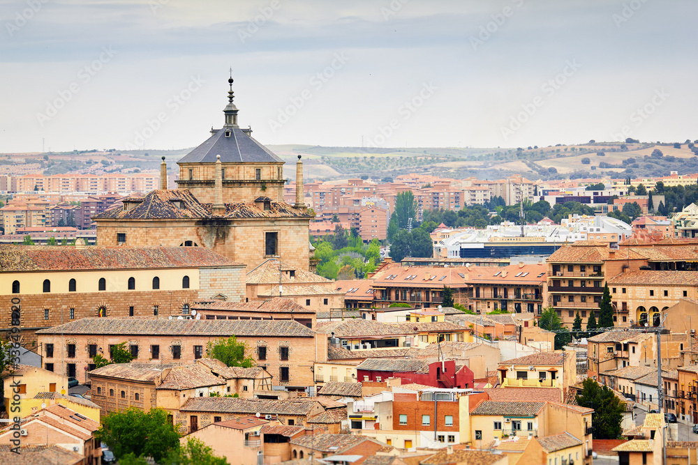 Fototapeta premium Church, medieval architecture, Toledo, Spain
