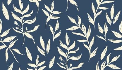 Wandcirkels Bloemenprints patronen Naadloos bloemenpatroon in vector stijl  © Tolchik