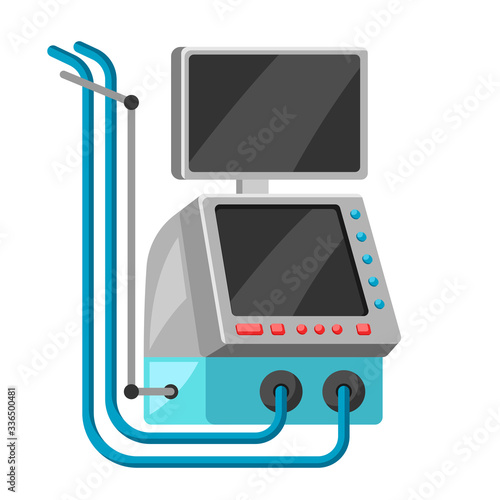 Illustration of artificial lung maintenance apparatus.