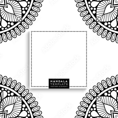 Fototapeta Naklejka Na Ścianę i Meble -  Mandala. Ethnic decorative elements