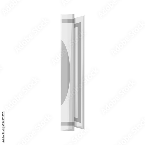 Vector illustration of pipe and money logo. Web element of pipe and paper vector icon for stock.