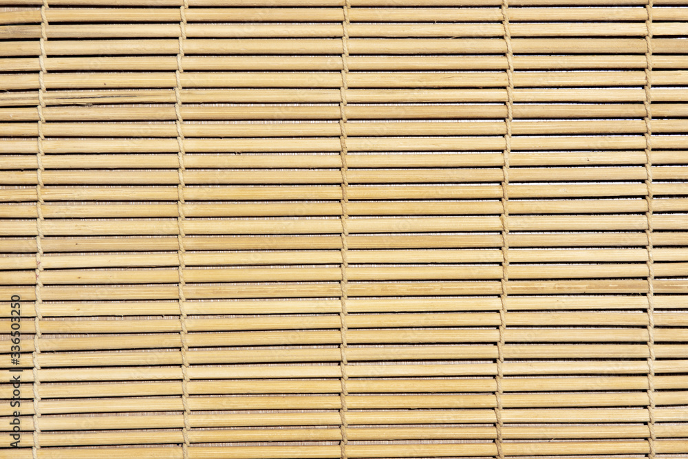 wooden sushi carpet horizontal small sticks simple background textured object decoration element empty copy space for your text wooden sushi carpet horizontal small sticks simple background textured object decoration element empty copy space for your text