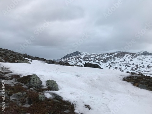 Traveling in the arctic, Norway Tromsø, Snow cold and solitude