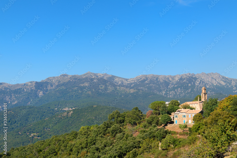 Fototapeta premium Landscape east coast French Corsica