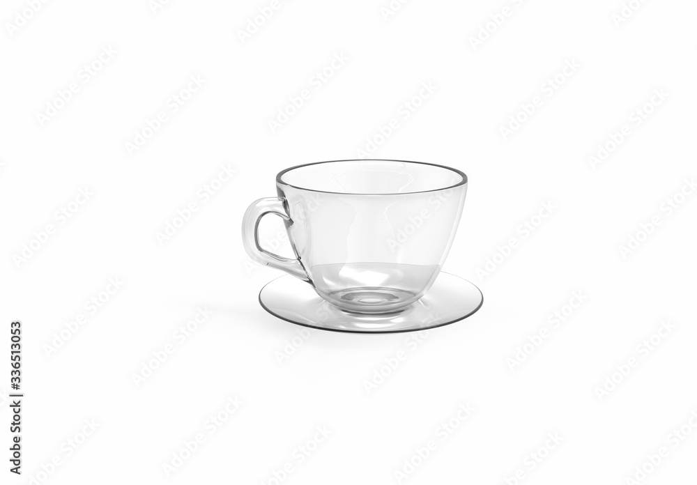 Cup of tea. Isolated on white. Clipping path. 3D Rendering. Cup of tea. Isolated on white. Clipping path. 3D Rendering.