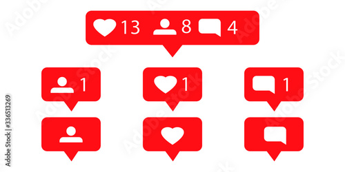 GRUPO DE NOTIFACIONES DE INSTAGRAM CORAZON PERSONA MENSAJE 