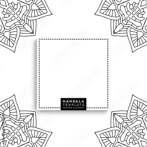 Mandala. Ethnic decorative elements