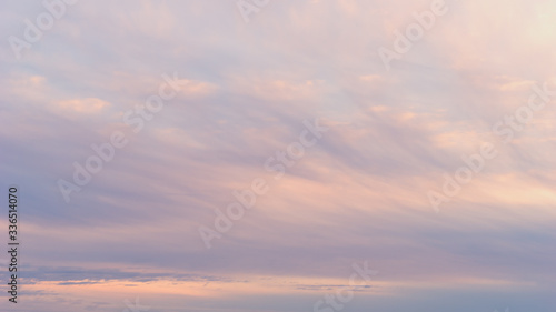 pink and blue sunrise cloudscape background texture © Joanne Bell