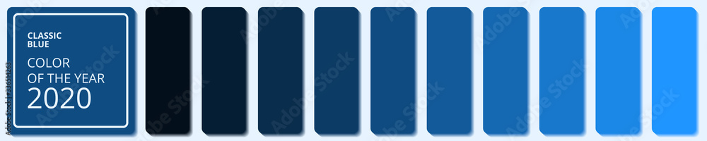 Classic blue trendy color of the 2020 year. Vector illustration for design Classic blue trendy color of the 2020 year. Vector illustration for design