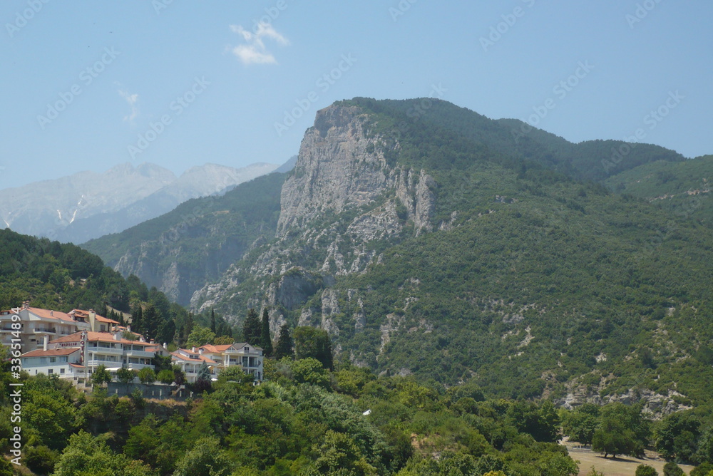 A view of a mountain A view of a mountain