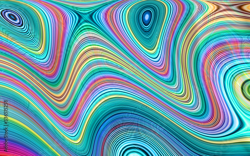 abstract fractal psychedelic shape texture  Digital illustration art work.