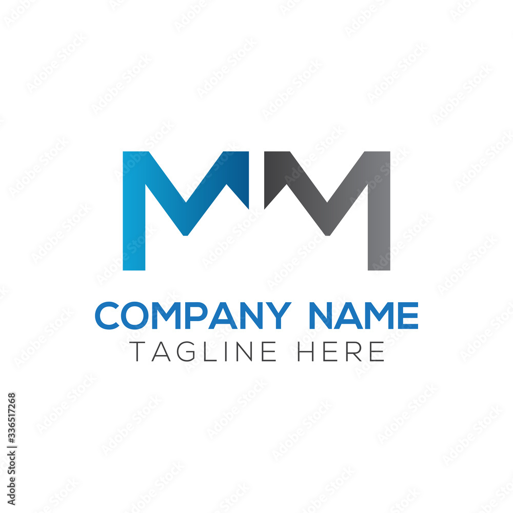 Initial MM letter Logo Design vector Template. Abstract Letter MM logo Design Initial MM letter Logo Design vector Template. Abstract Letter MM logo Design