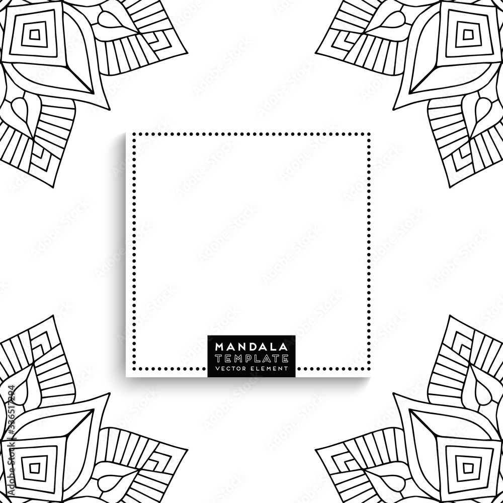 Mandala. Ethnic decorative elements Mandala. Ethnic decorative elements