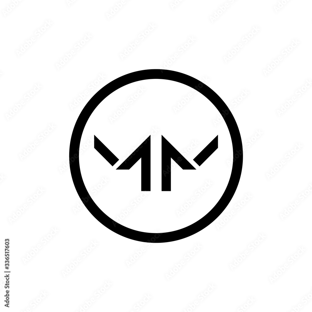 Initial MM letter Logo Design vector Template. Abstract Letter MM logo Design Initial MM letter Logo Design vector Template. Abstract Letter MM logo Design