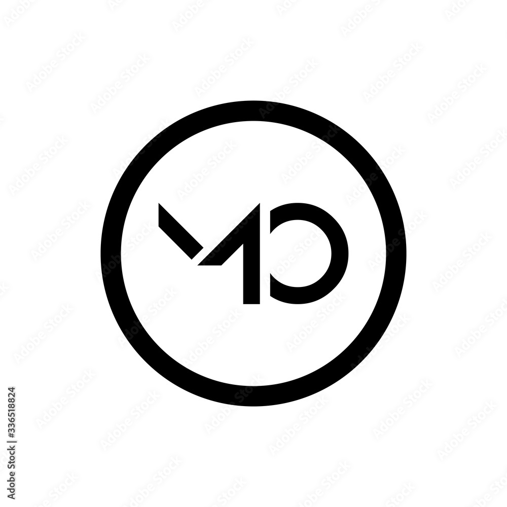 Initial MO letter Logo Design vector Template. Abstract Letter MO logo Design Initial MO letter Logo Design vector Template. Abstract Letter MO logo Design