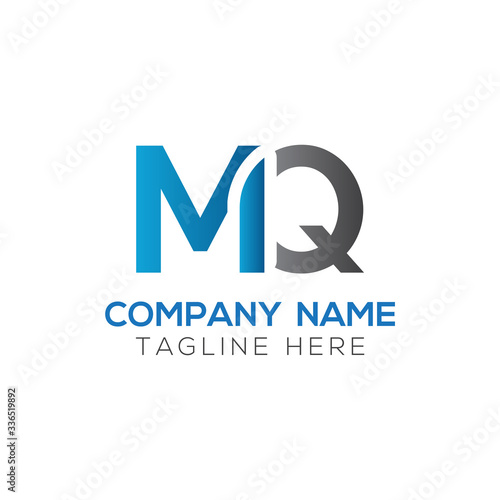 Free Download Initial MQ letter Logo Design vector Template. Abstract Letter MQ logo Design - GFXLoad