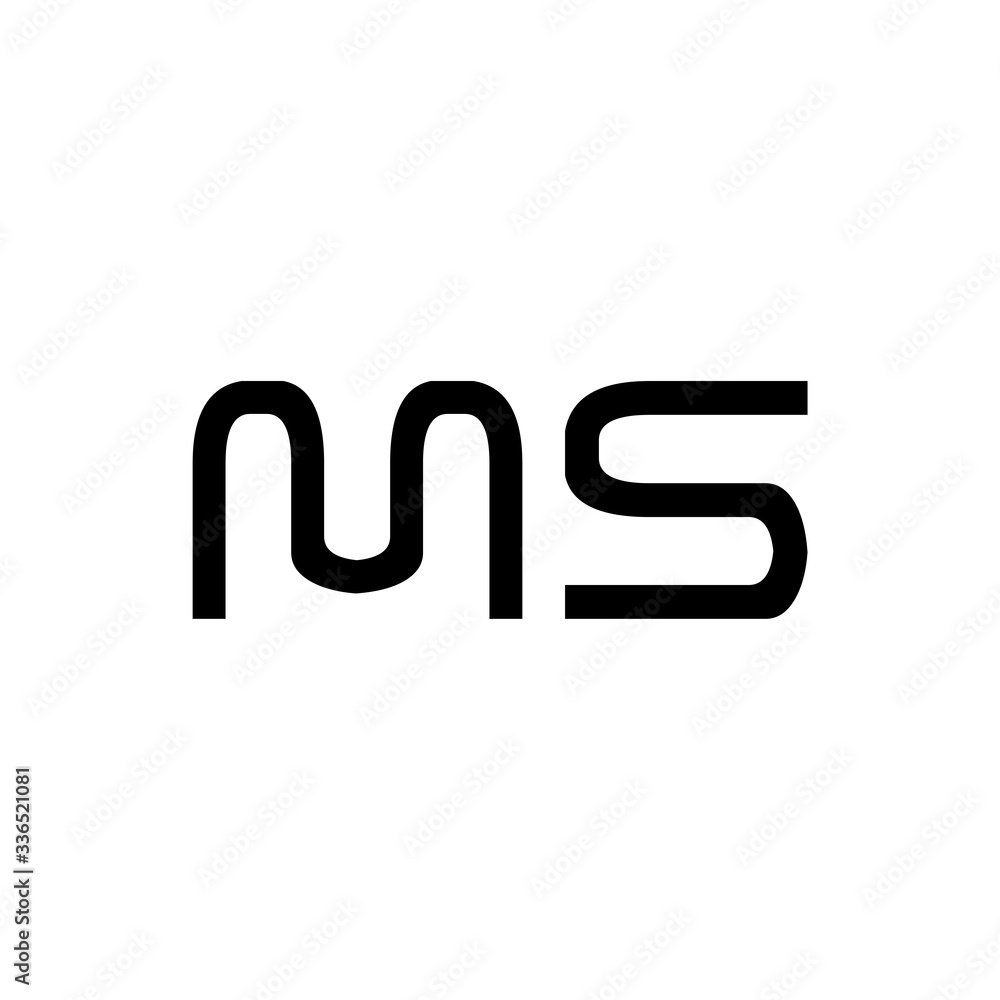Initial MS letter Logo Design vector Template. Abstract Letter MS logo Design Initial MS letter Logo Design vector Template. Abstract Letter MS logo Design