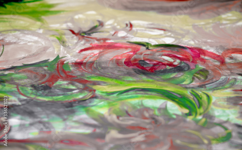 abstract paper strokes with gray edges and a bright middle