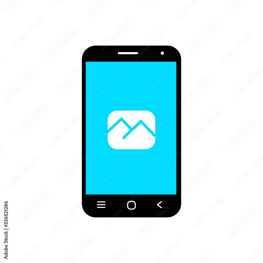 Smart Phone Vector Icons in trendy flat style for website and mobile app Smart Phone Vector Icons in trendy flat style for website and mobile app