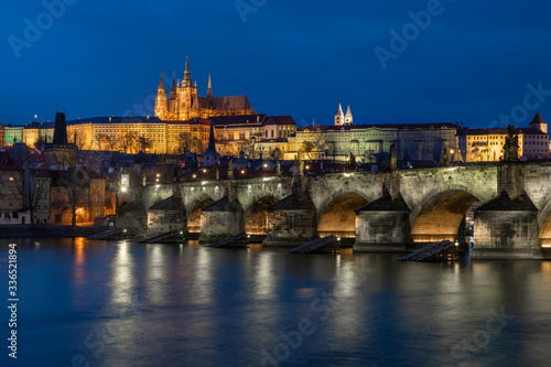 Prazsky hrad Prague Castle after sunset © Cinematographer