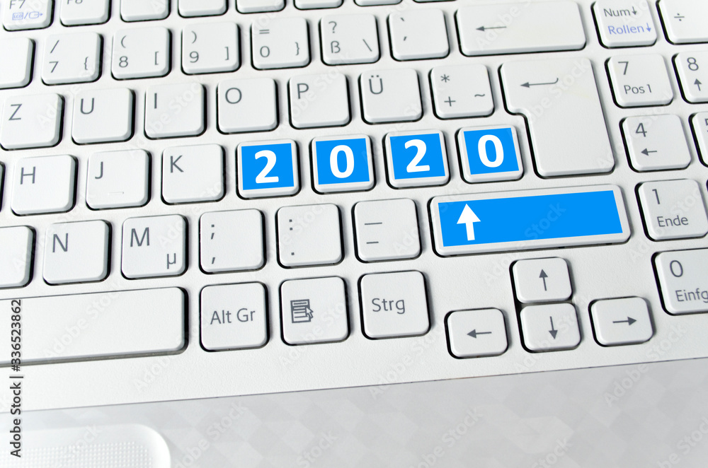 2020, Jahresbilanz, Steigerung, symbolisch 2020, Jahresbilanz, Steigerung, symbolisch