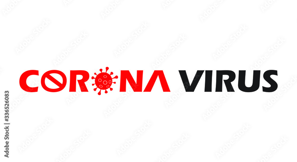 Corona virus banner, vector illustration Corona virus banner, vector illustration