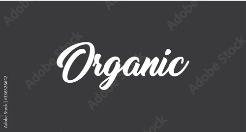 Organic text lettering. Hand drawn style type. Calligraphy letters.