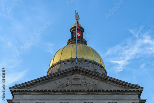 Georgia State Capitol building on a sunny day
